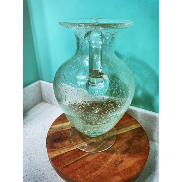Vintage Glass Amphora Vase - Picture 3 of 5